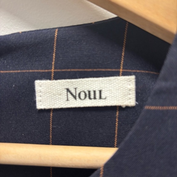 NOUL by Oak and Fort Navy short sleeve dress with zip back - Picture 4 of 9